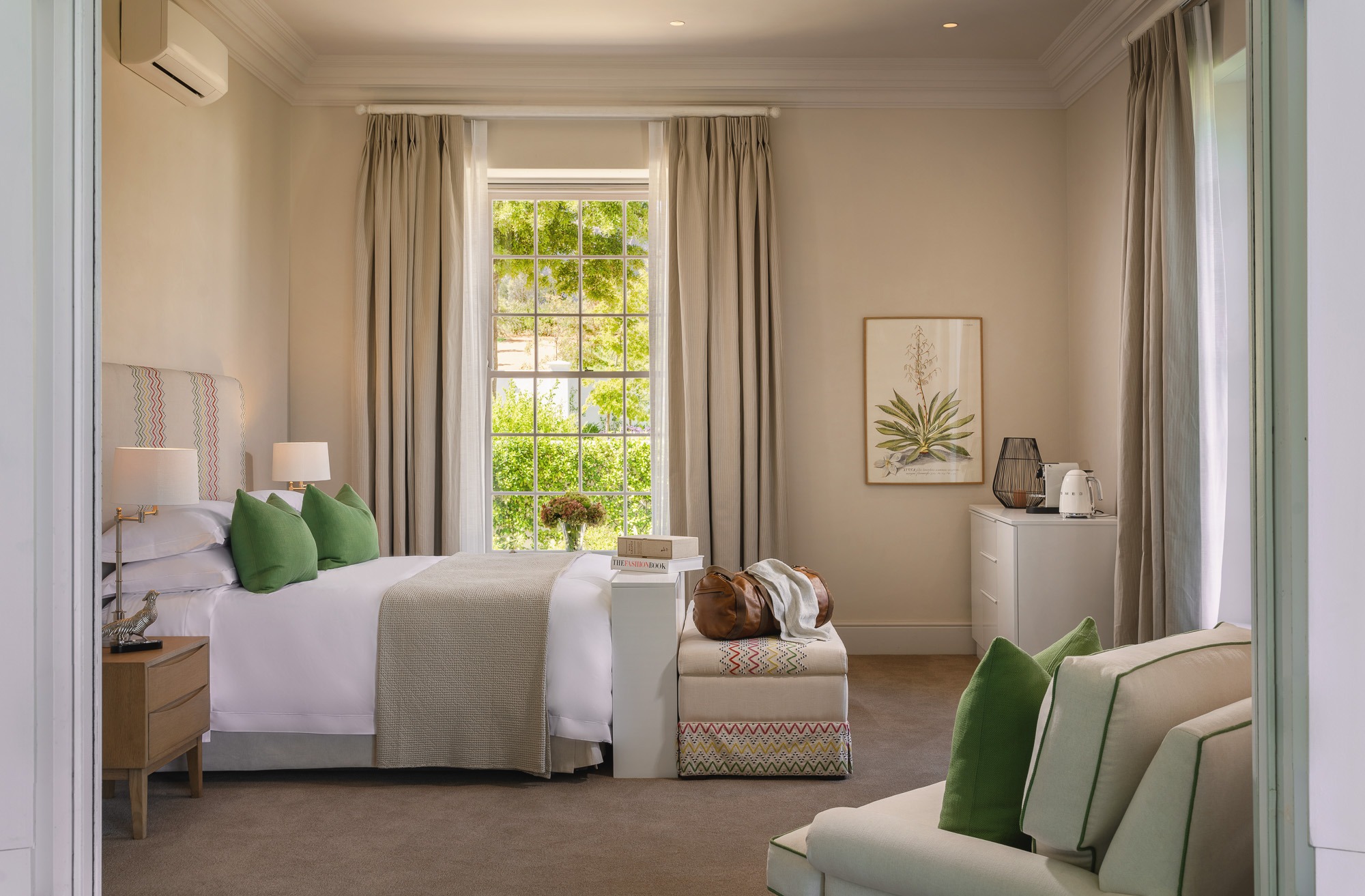 Brookdale Manor House Suite, a romantic room opening out to the gardens